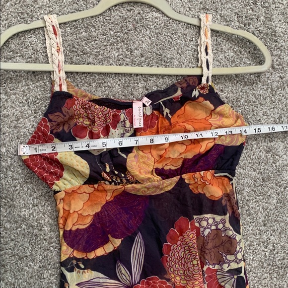 Y2K Sweet Pea Boho Floral Print Tank Top - Picture 8 of 8